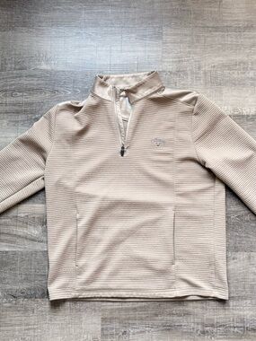Callaway Golf | Men's Quarter-Zip Pullover Sweater - Beige